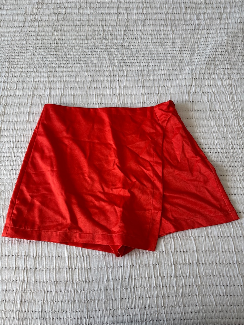 Flying Tomato Orange-Red Wrap Skort